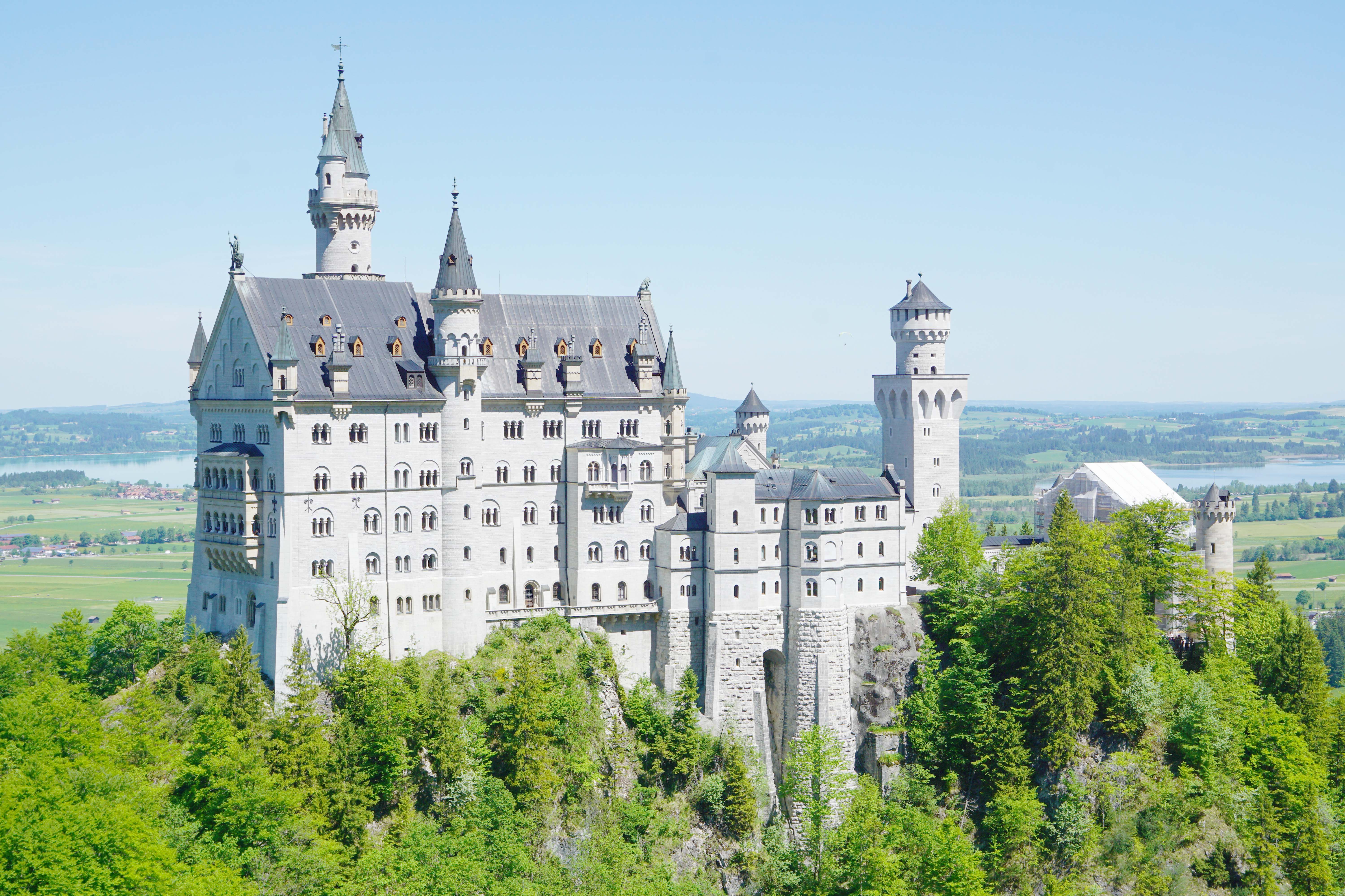 View of Neuschwanstein Castle from Marienbrucke