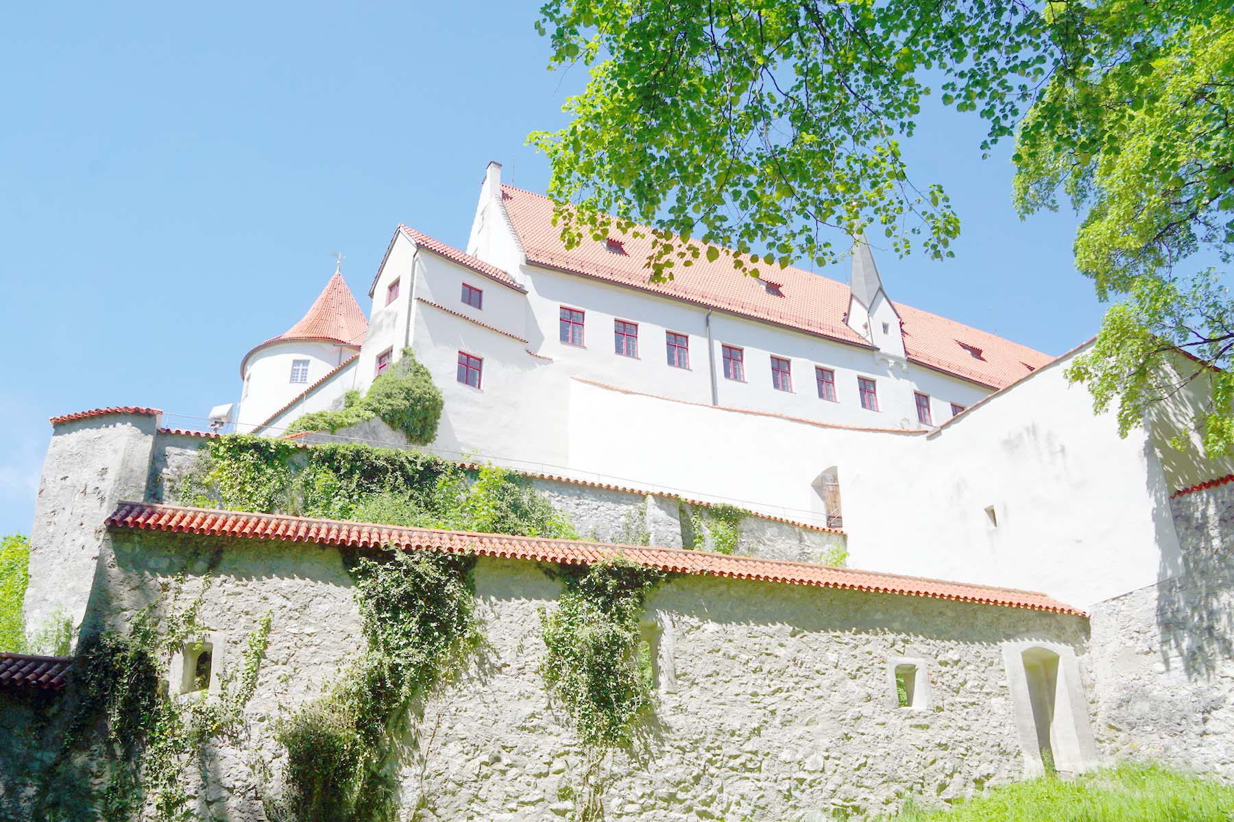 View of fortress in Fussen Germany